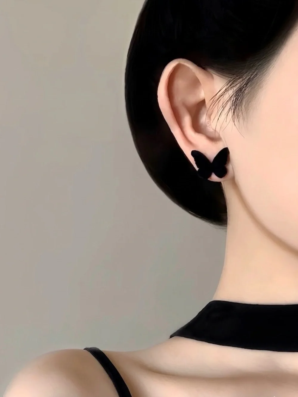 NEW Niche Aesthetic: Velvet Butterfly Studs - Haute Couture Inspired